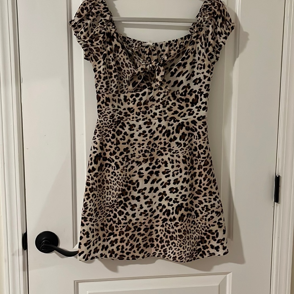 Cheetah print dress